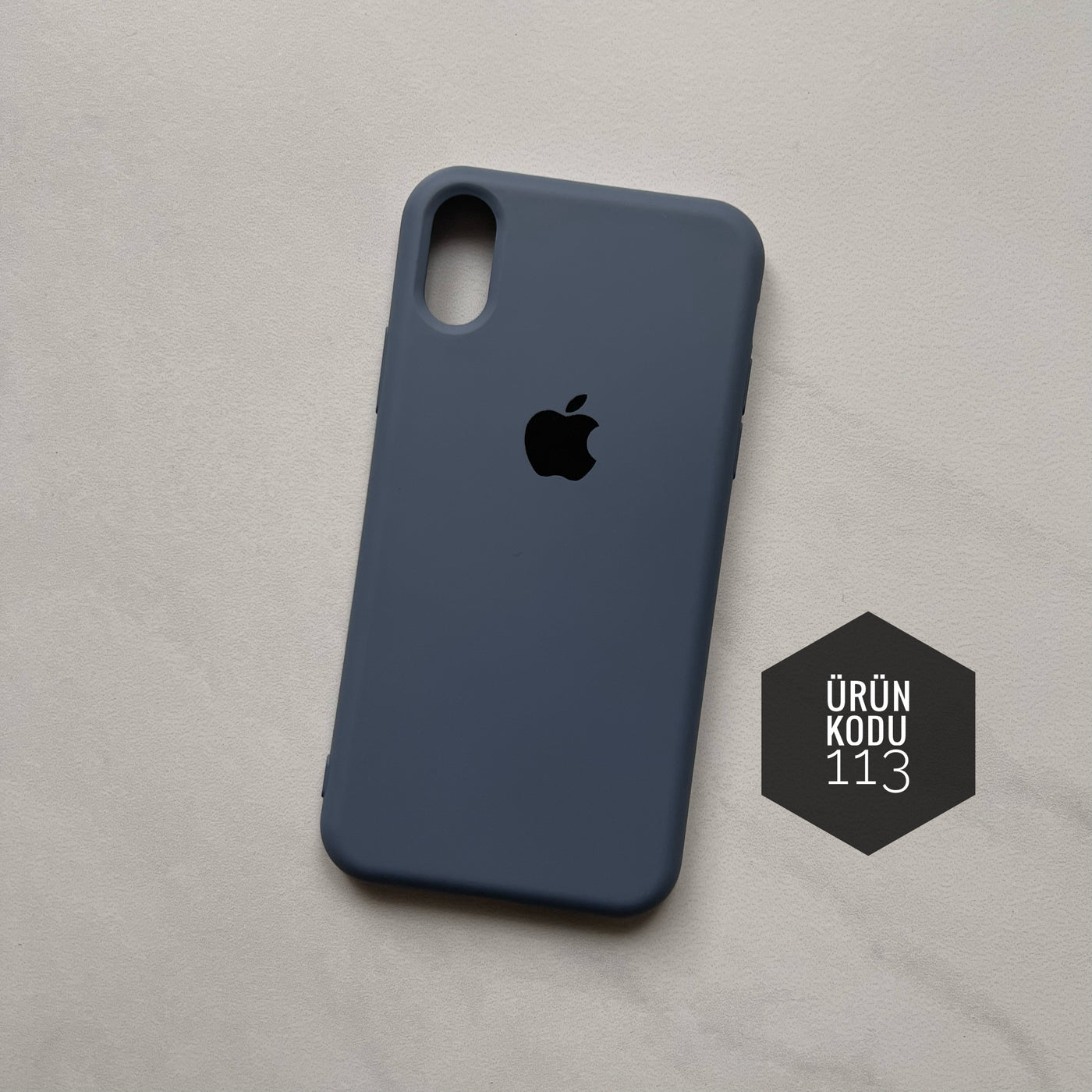 iPhone X/XS Logolu Silikon ( 5 AL 2 ÖDE )