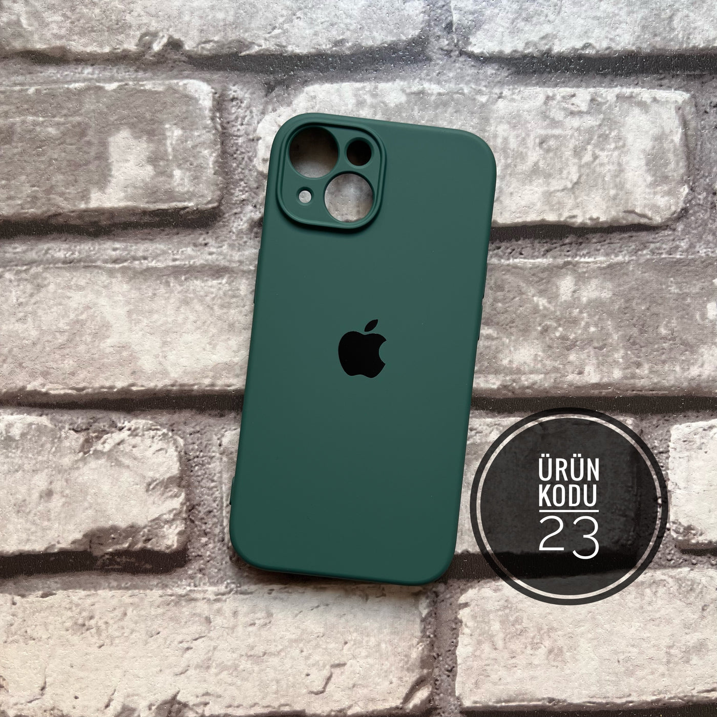 iPhone 15 Logolu Silikon NUMARA 23 (5 AL 2 ÖDE)