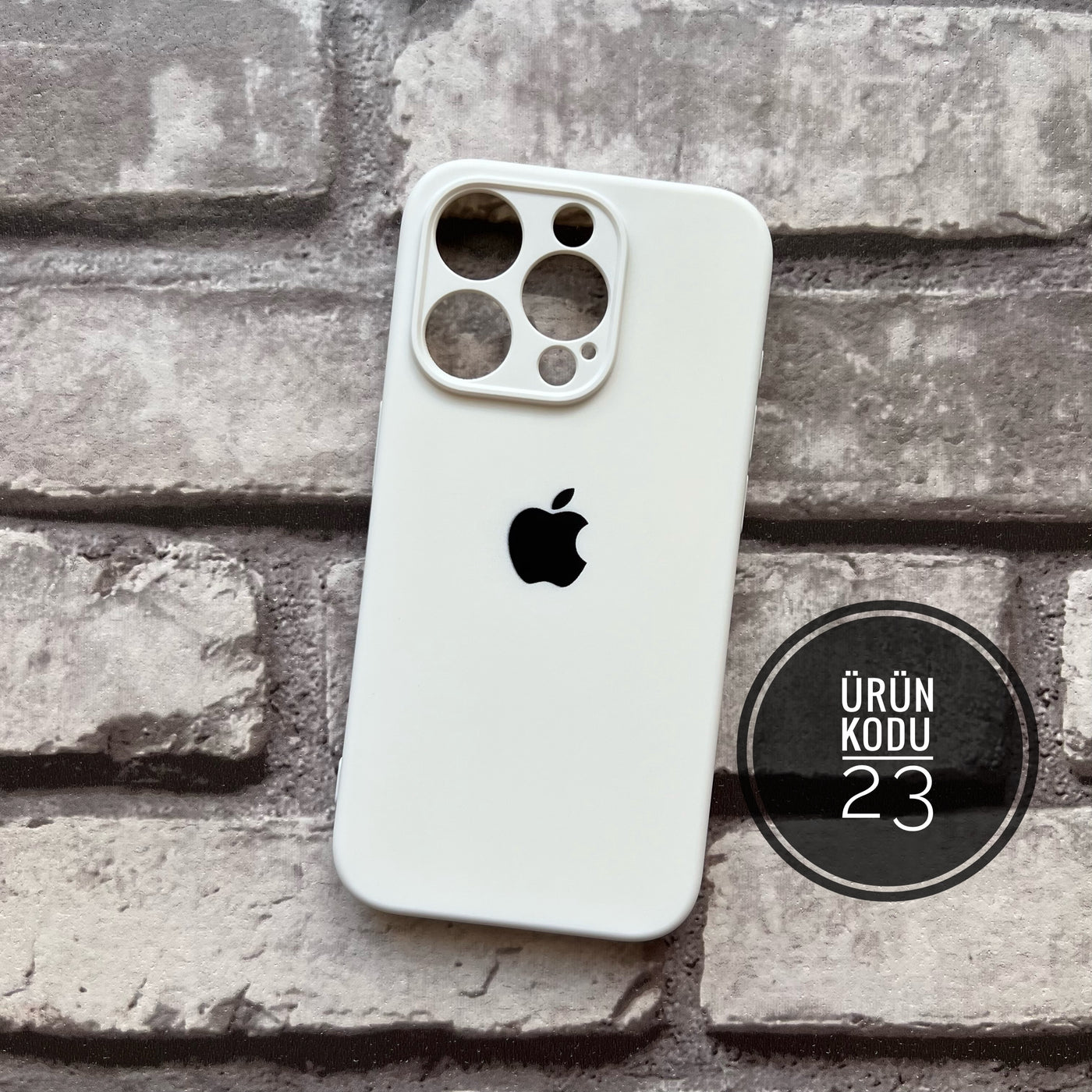 iPhone 15 PRO Logolu Silikon ( 5 AL 2 ÖDE )