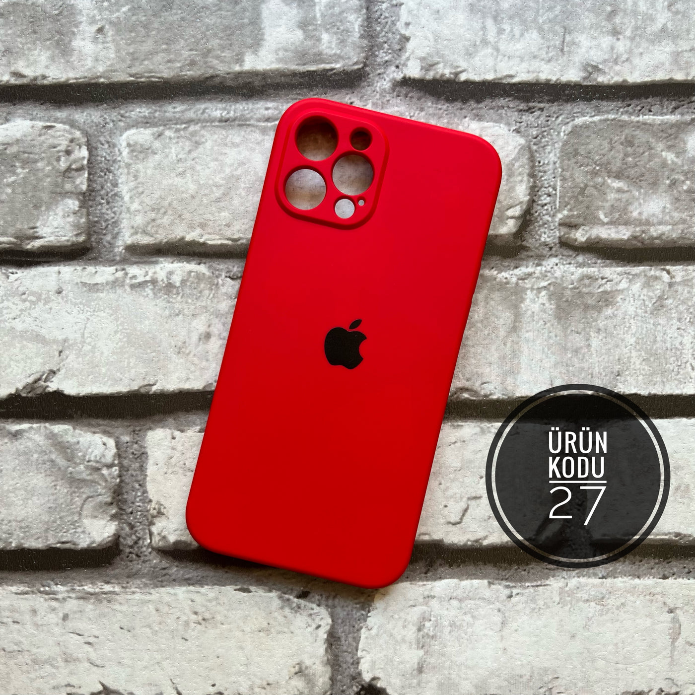 iPhone 12 PRO MAX Logolu Silikon ( 5 AL 2 ÖDE )