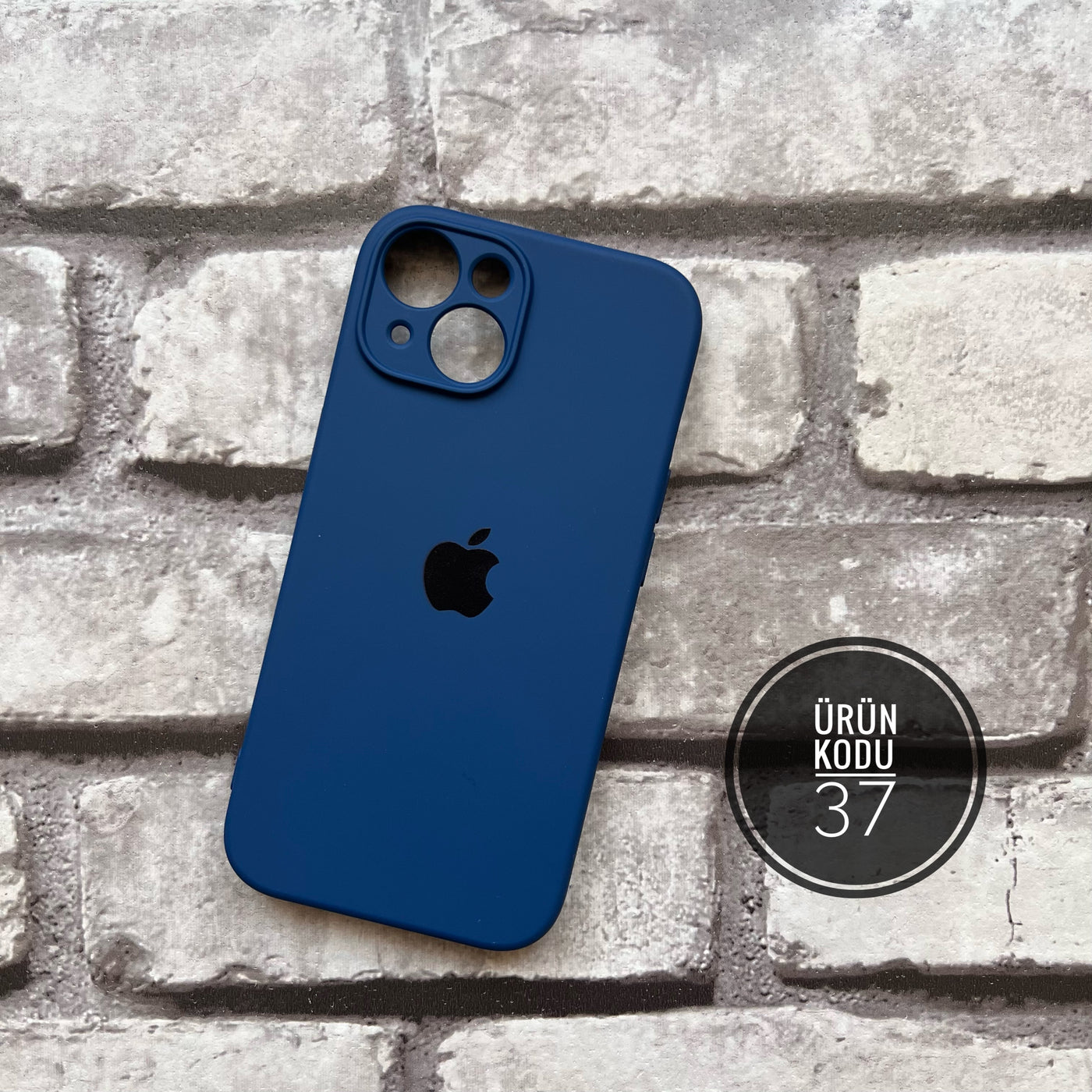 iPhone 15 Logolu Silikon NUMARA 37 (5 AL 2 ÖDE)