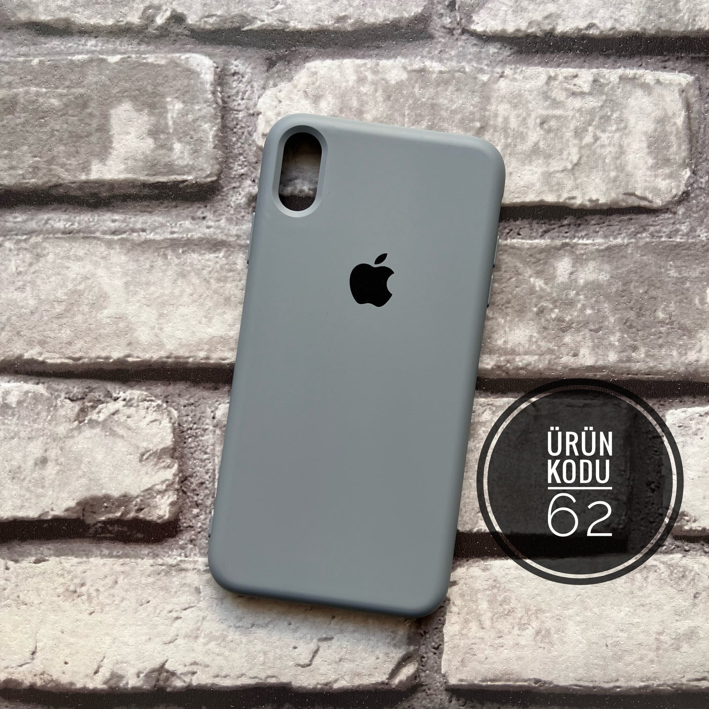 iPhone XS MAX Logolu Silikon ( 5 AL 2 ÖDE )