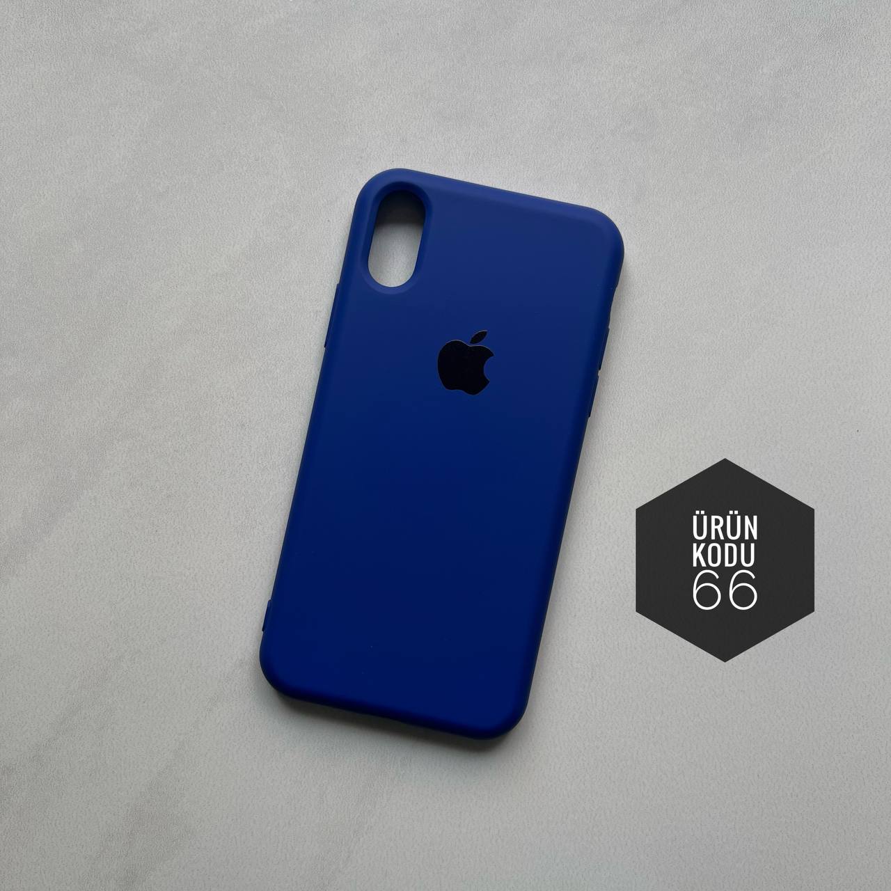 iPhone X/XS Logolu Silikon ( 5 AL 2 ÖDE )
