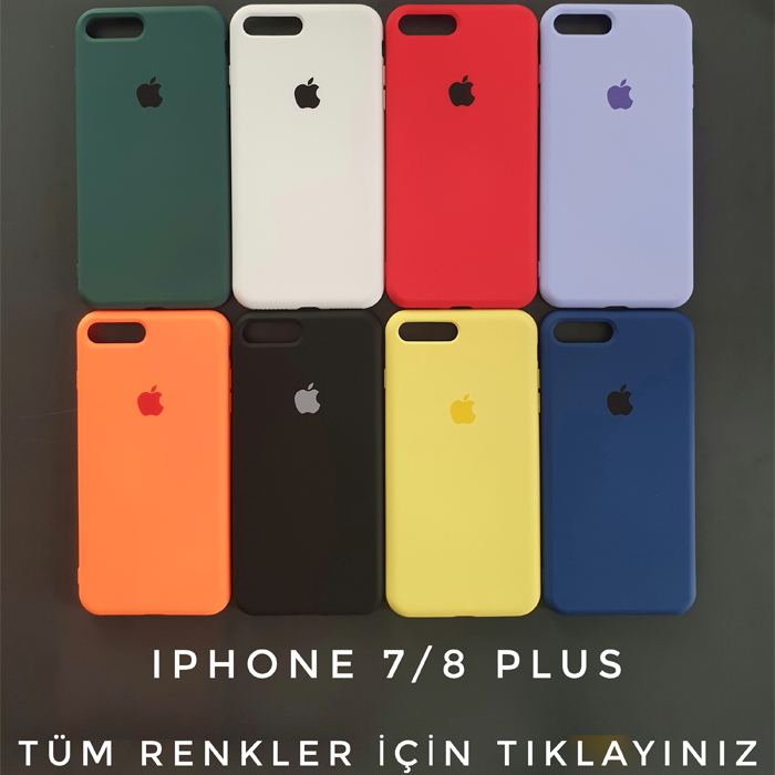 iPhone 7 PLUS / 8 PLUS Logolu Silikon ( 5 AL 2 ÖDE )