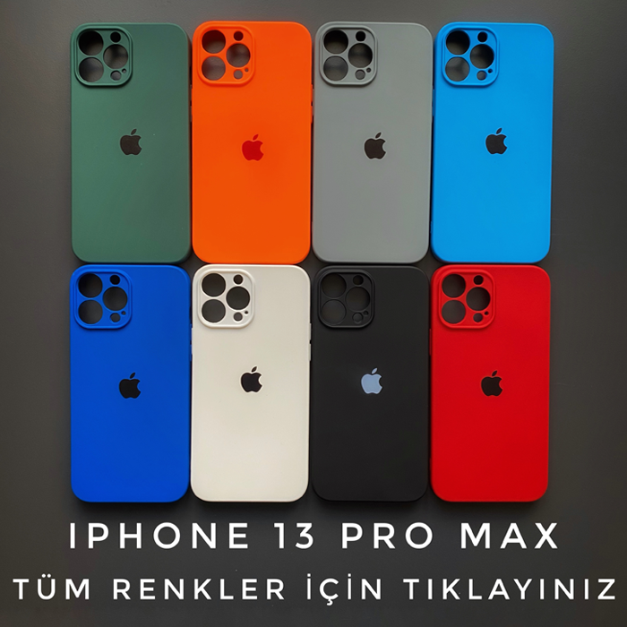 iPhone 13 PRO MAX Logolu Silikon ( 5 AL 2 ÖDE )