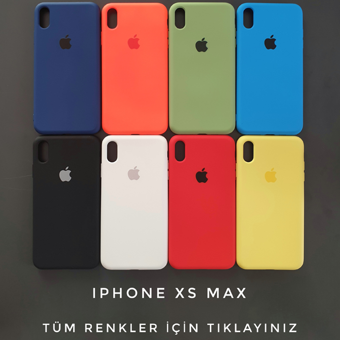 iPhone XS MAX Logolu Silikon ( 5 AL 2 ÖDE )