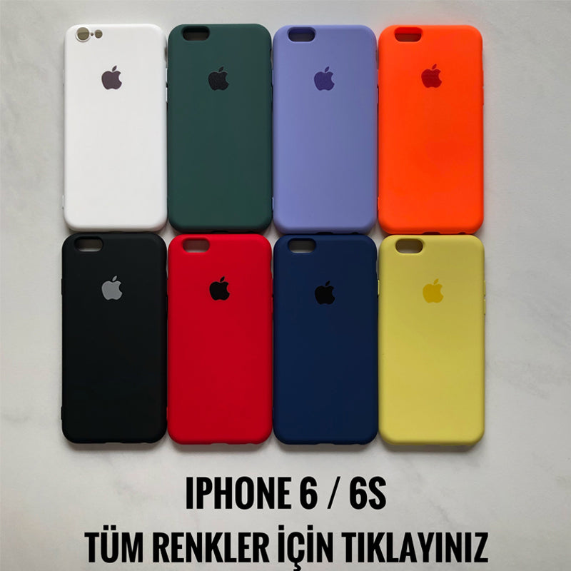 iPhone 6/6S Logolu Silikon ( 5 AL 2 ÖDE )