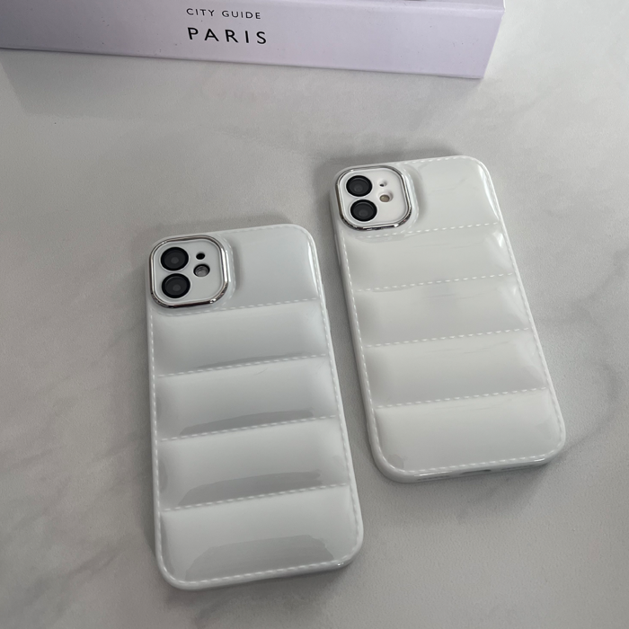 Lens Korumalı Puffer PARLAK BEYAZ( 5 AL 2 ÖDE )