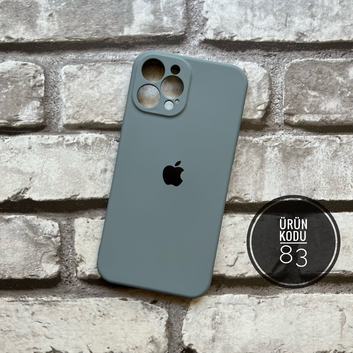 iPhone 12 PRO MAX Logolu Silikon ( 5 AL 2 ÖDE )