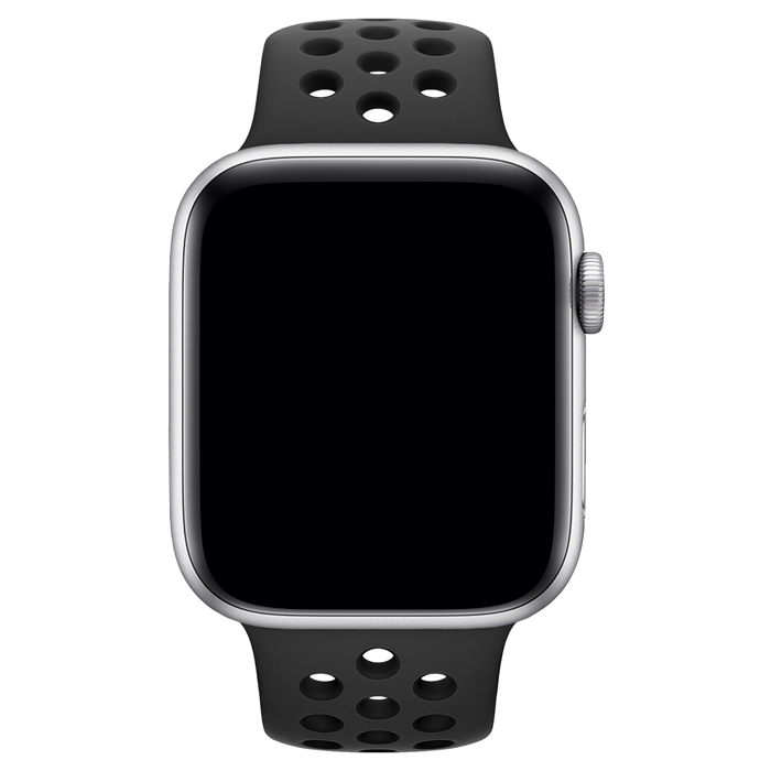 Apple Watch Siyah Spor Delikli Kordon