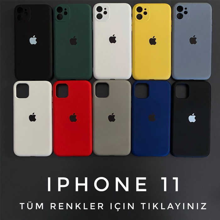 iPhone 11 Logolu Silikon ( 5 AL 2 ÖDE )